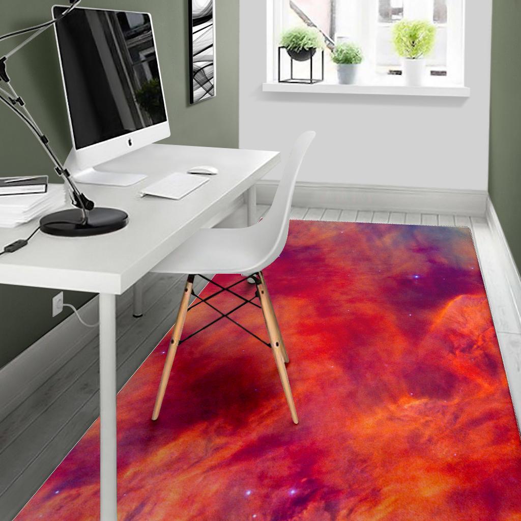 Abstract Nebula Cloud Galaxy Space Print Area Rug