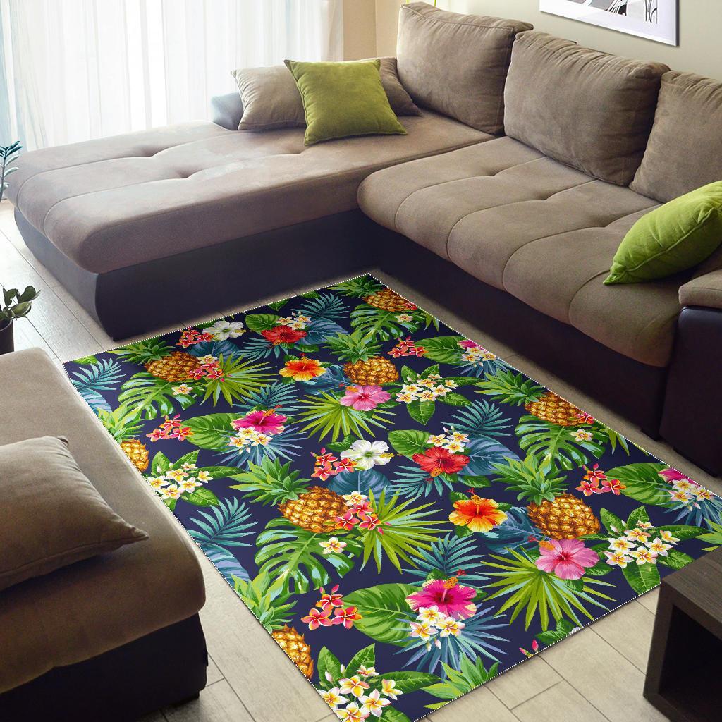 Aloha Hawaii Tropical Pattern Print Area Rug
