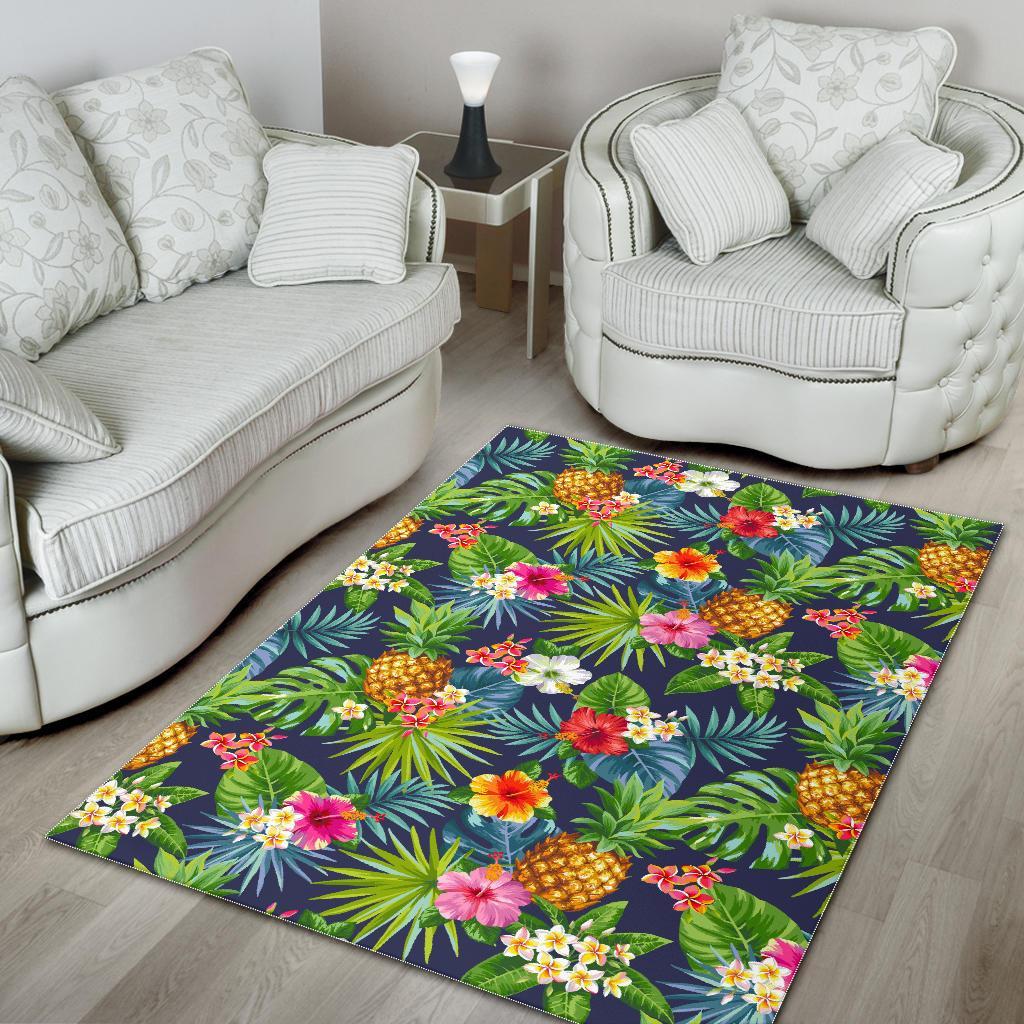Aloha Hawaii Tropical Pattern Print Area Rug