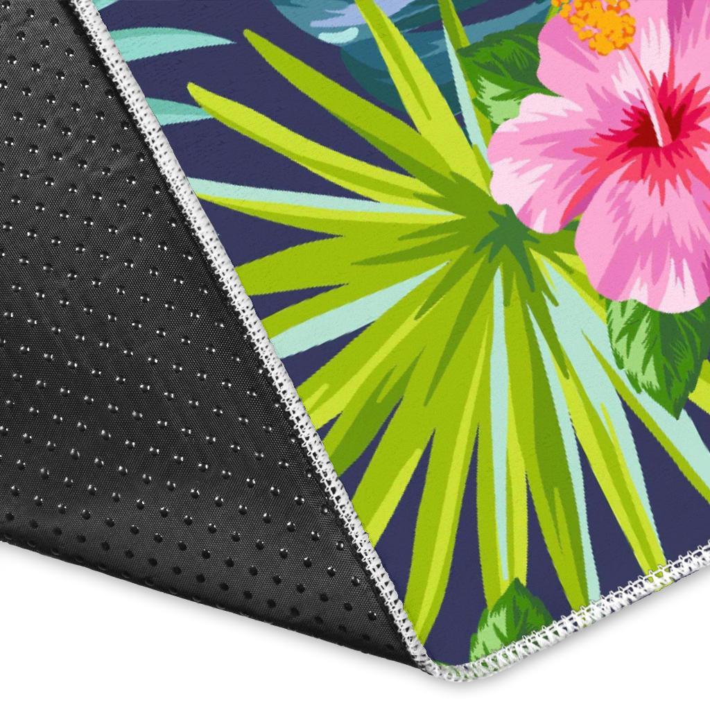 Aloha Hawaii Tropical Pattern Print Area Rug