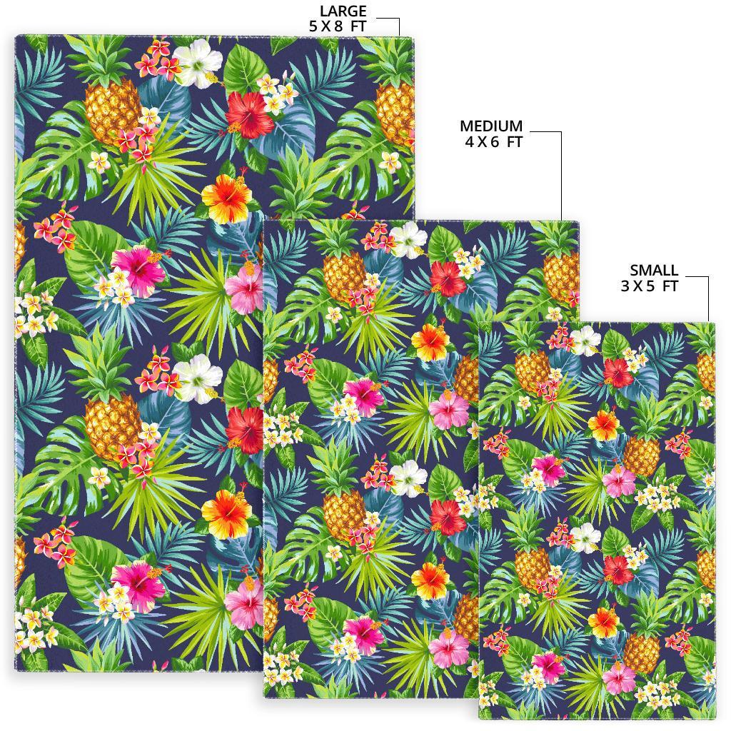 Aloha Hawaii Tropical Pattern Print Area Rug