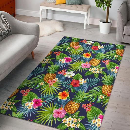 Aloha Hawaii Tropical Pattern Print Area Rug