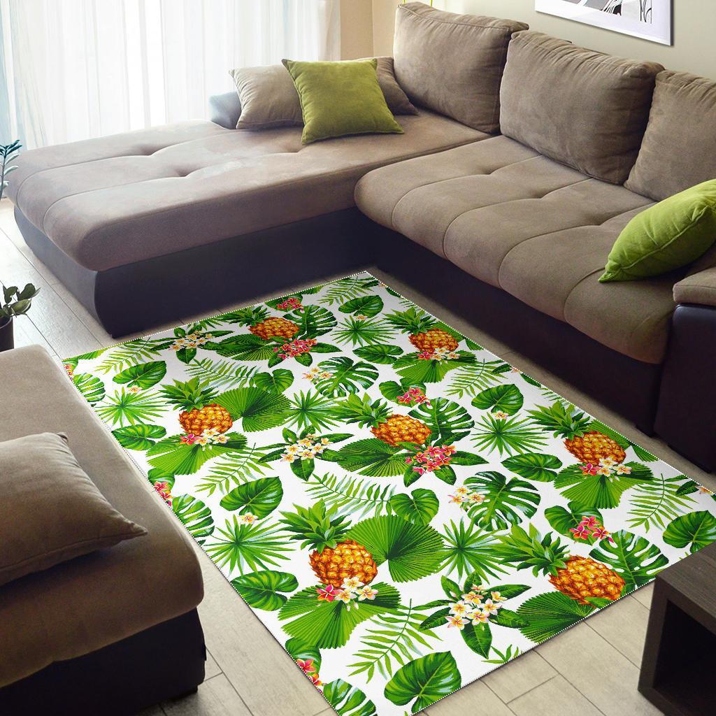 Aloha Hawaiian Pineapple Pattern Print Area Rug