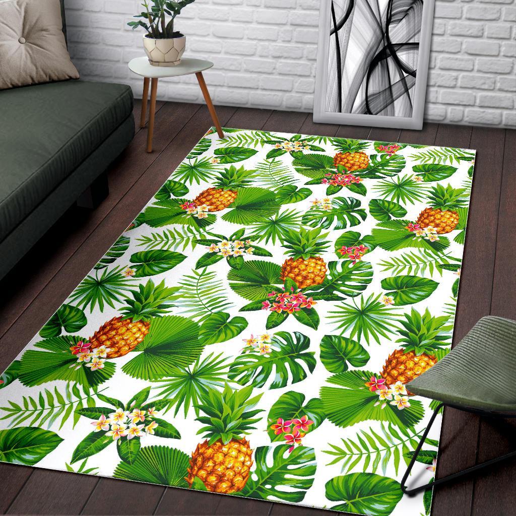 Aloha Hawaiian Pineapple Pattern Print Area Rug