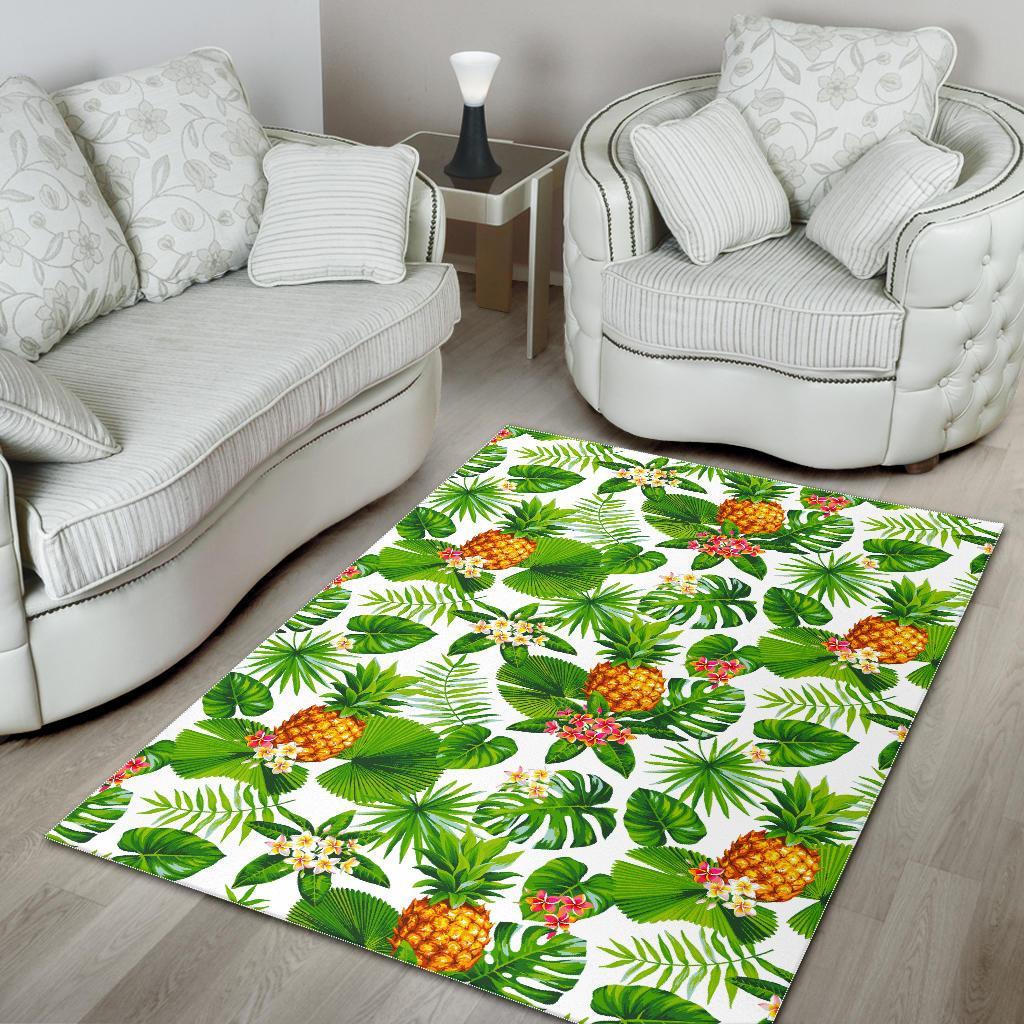 Aloha Hawaiian Pineapple Pattern Print Area Rug
