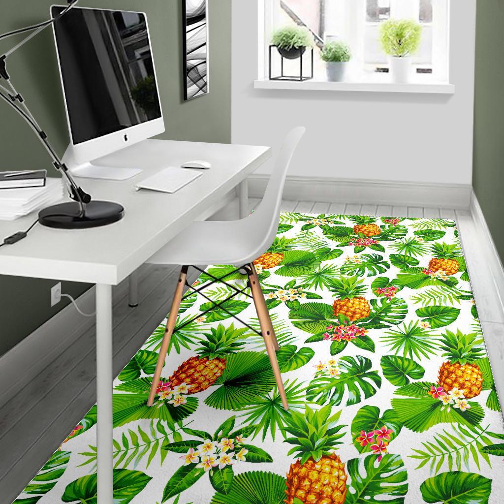 Aloha Hawaiian Pineapple Pattern Print Area Rug