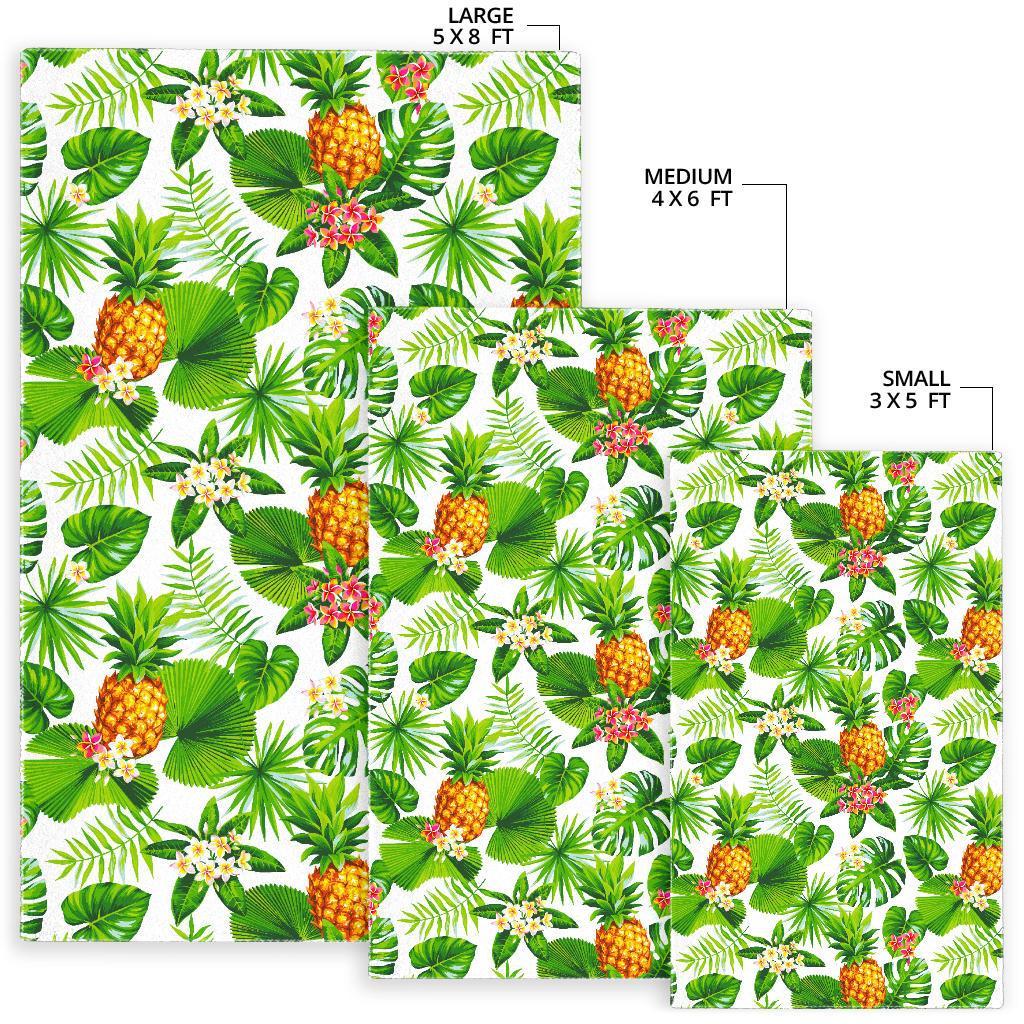 Aloha Hawaiian Pineapple Pattern Print Area Rug