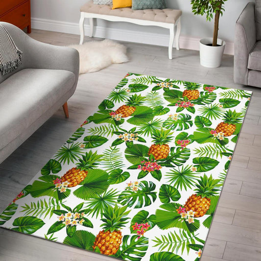 Aloha Hawaiian Pineapple Pattern Print Area Rug