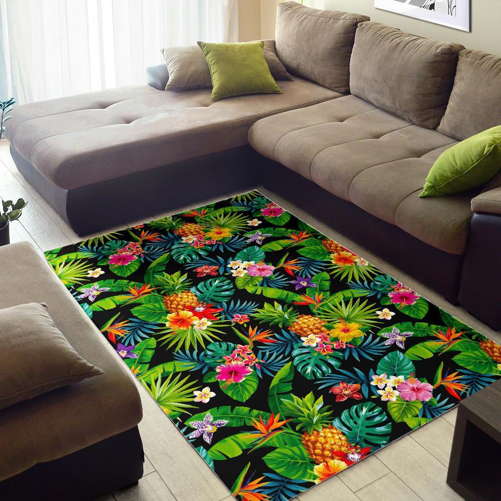 Aloha Hawaiian Tropical Pattern Print Area Rug
