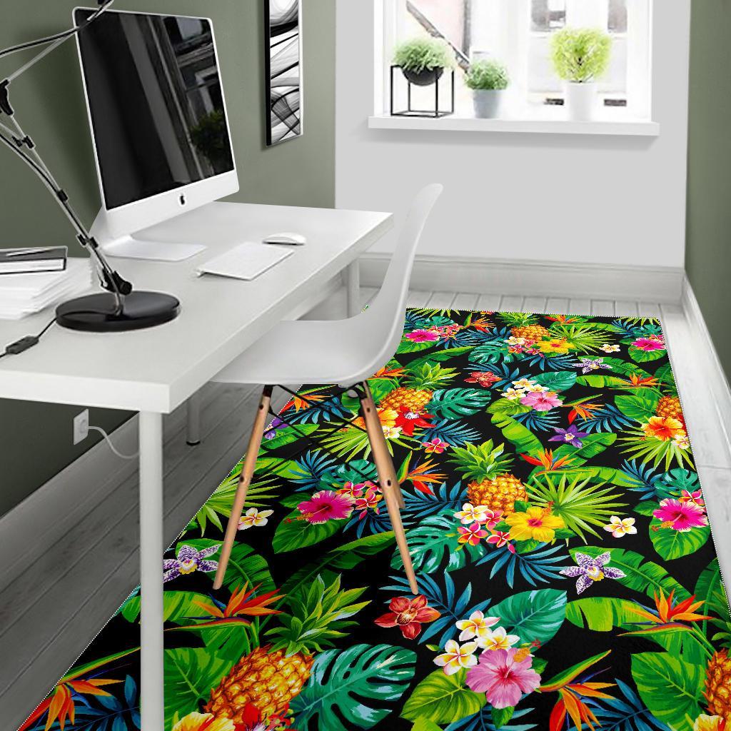 Aloha Hawaiian Tropical Pattern Print Area Rug