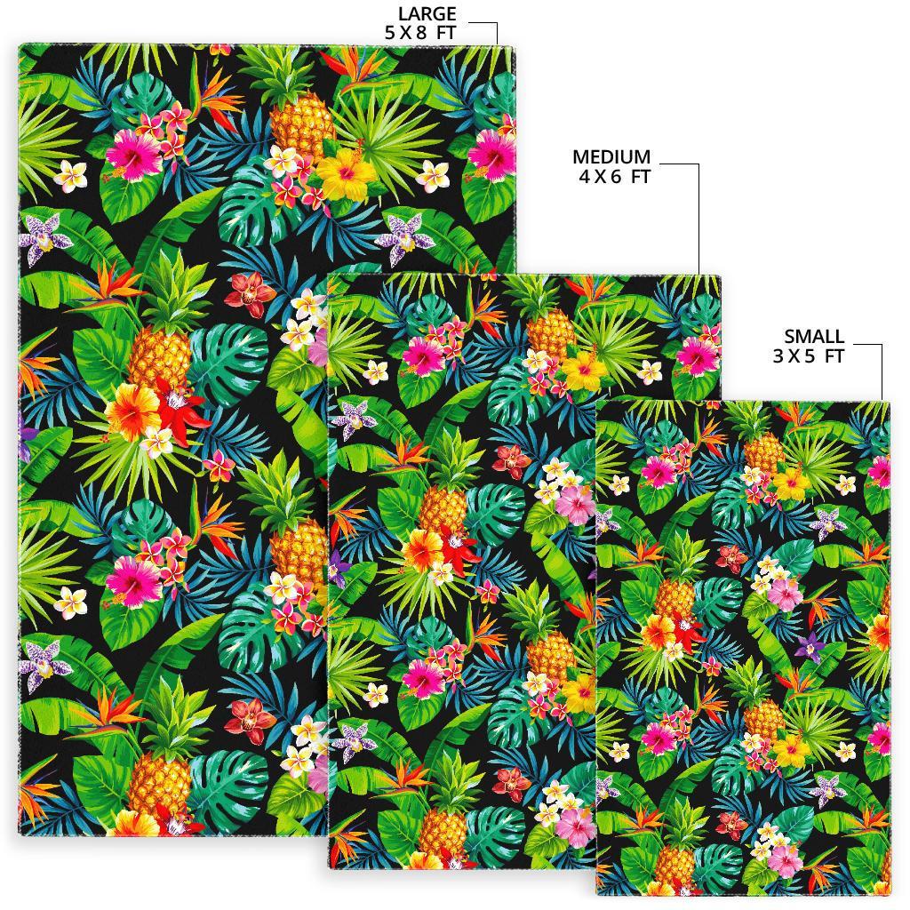 Aloha Hawaiian Tropical Pattern Print Area Rug