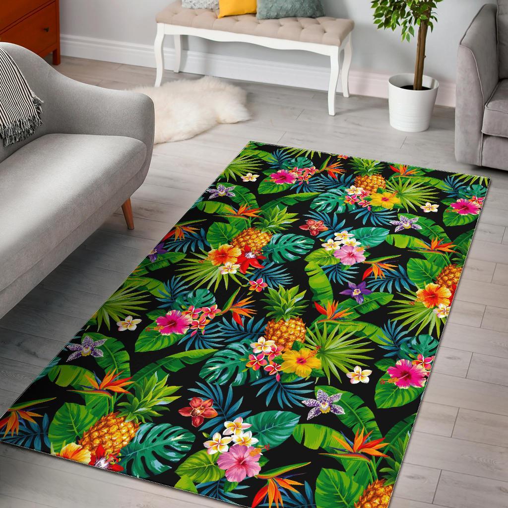 Aloha Hawaiian Tropical Pattern Print Area Rug