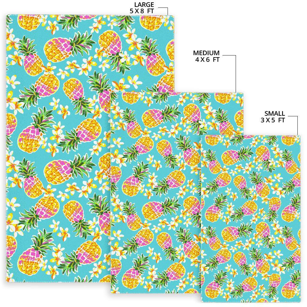 Aloha Summer Pineapple Pattern Print Area Rug