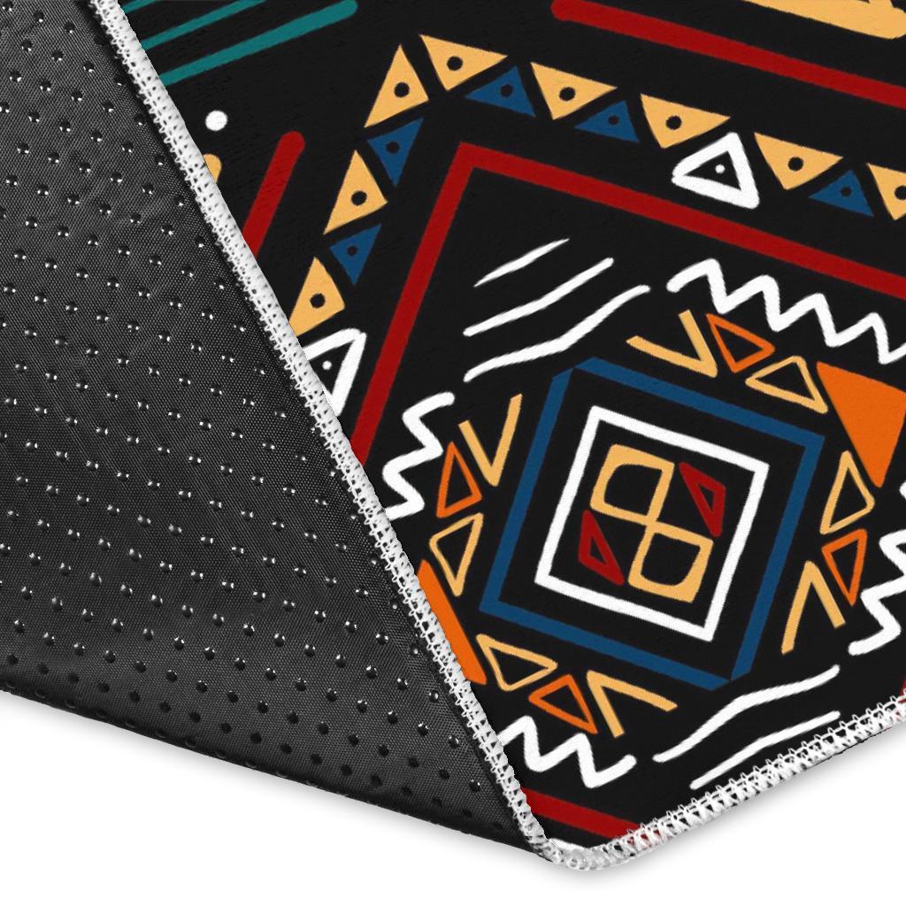 Boho Tribal Aztec Pattern Print Area Rug