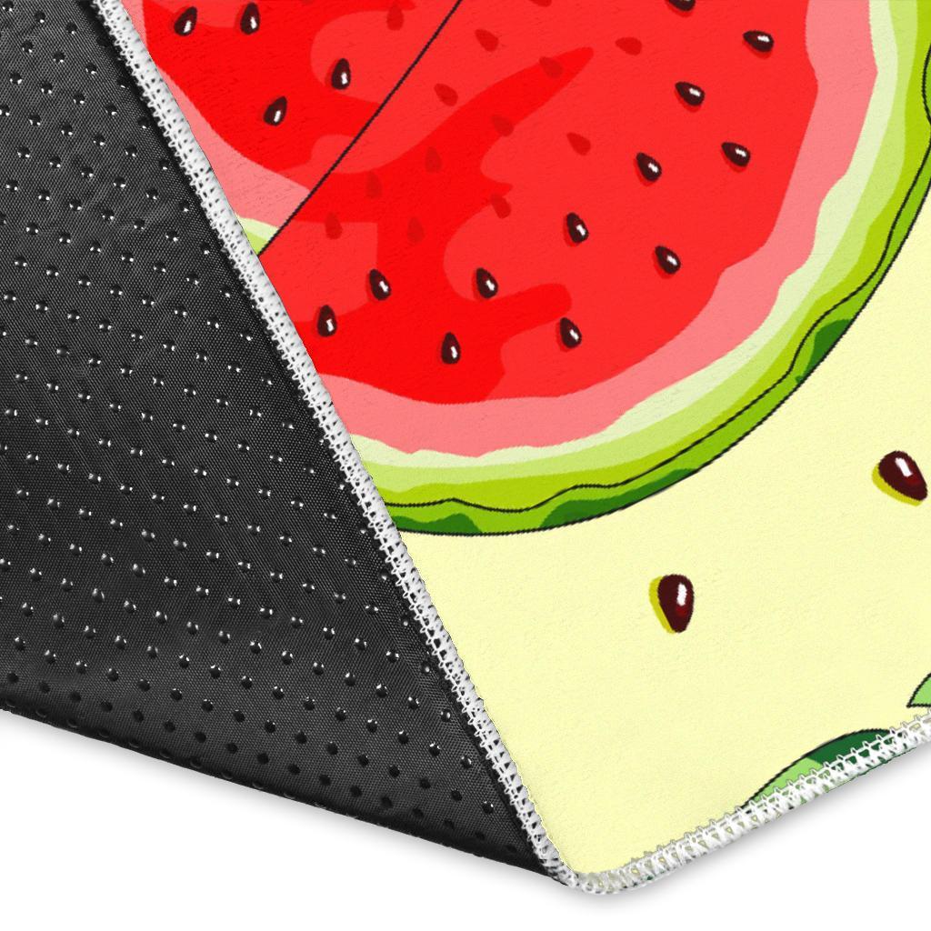 Cute Tropical Watermelon Pattern Print Area Rug