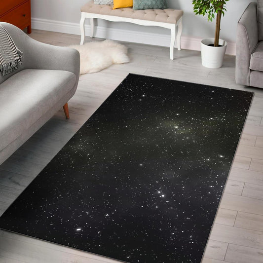 Dark Universe Galaxy Outer Space Print Area Rug