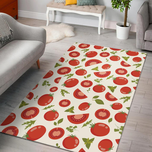 Tomato pattern Area Rug