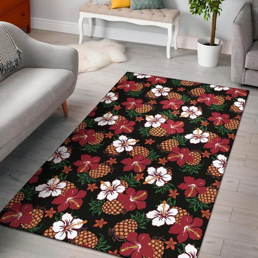 Hawaiian Themed Pattern Print Design H013 Area Rugs