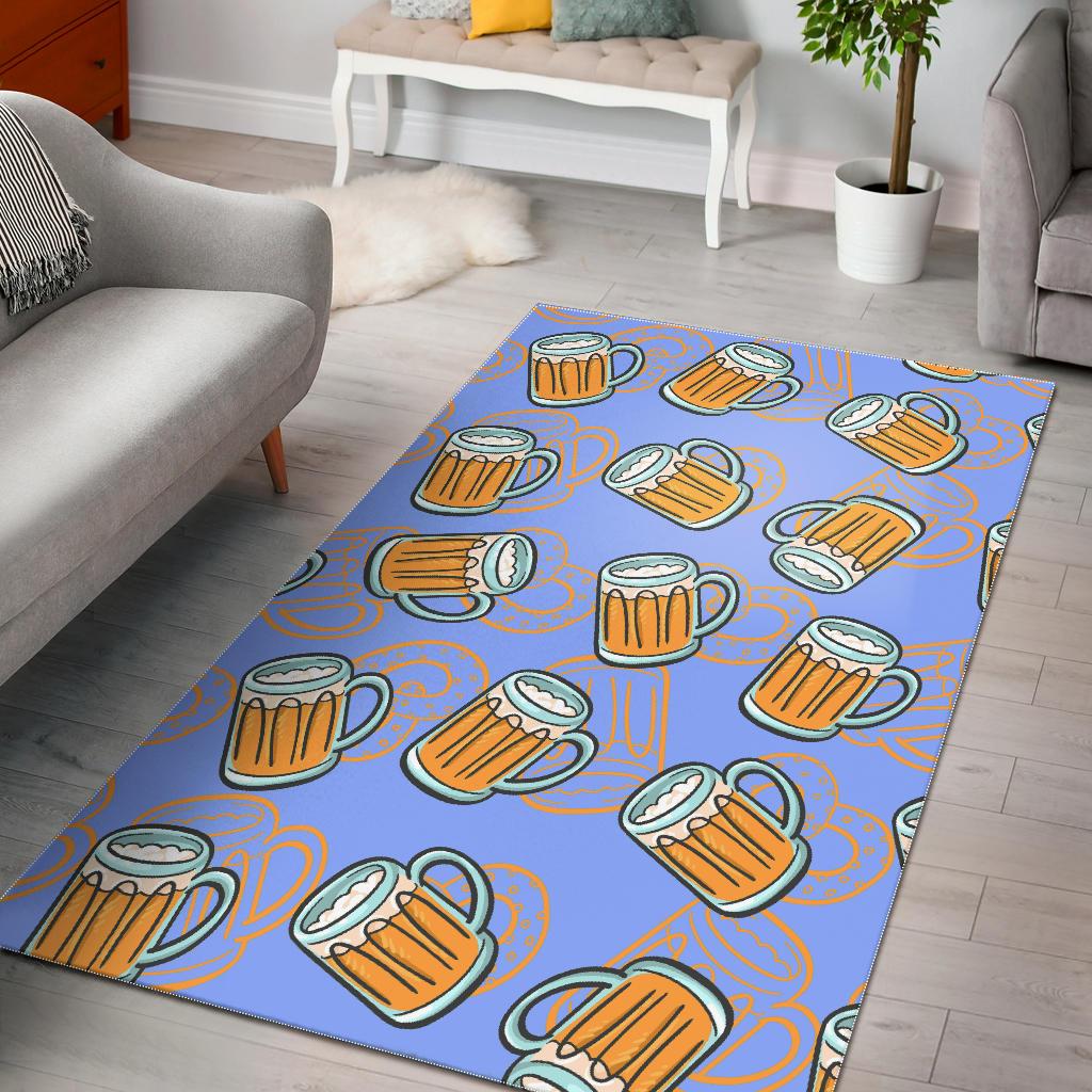 Beer pattern Area Rug