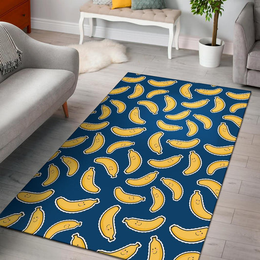 Banana Pattern Print Design BA03 Area Rugs