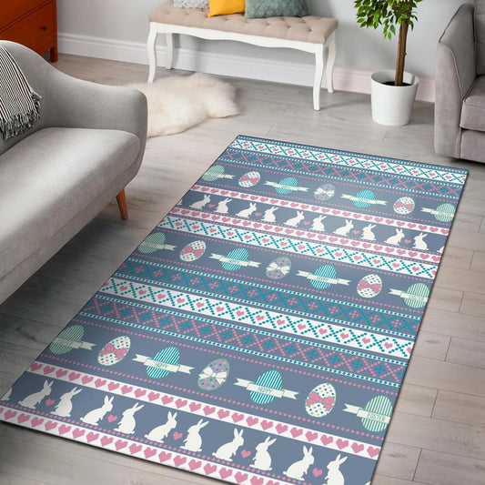 Easter Eggs Pattern Print Design RB013 Area Rugs