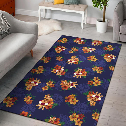 Hawaiian Themed Pattern Print Design H02 Area Rugs