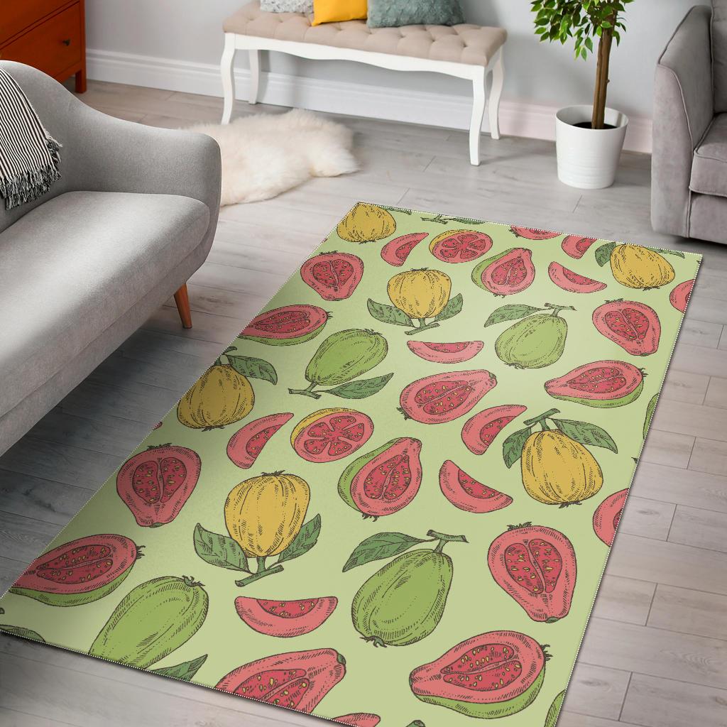Guava Pattern Background Area Rug