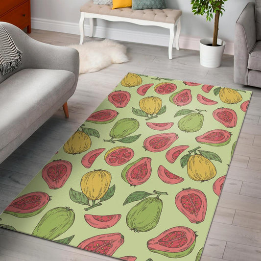 Guava Pattern Background Area Rug