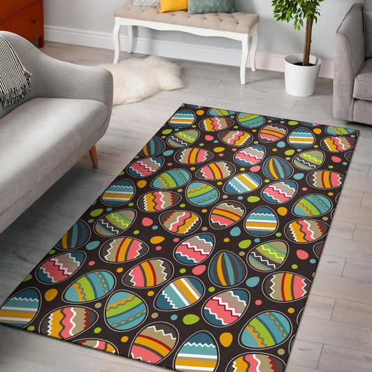 Easter Eggs Pattern Print Design RB03 Area Rugs