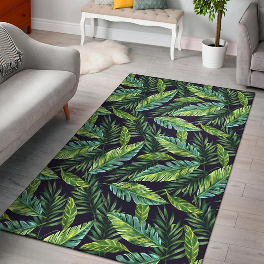 Tropical Flower Pattern Print Design TF06 Area Rugs