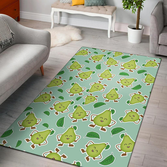 Avocado Pattern Print Design AC011 Area Rugs