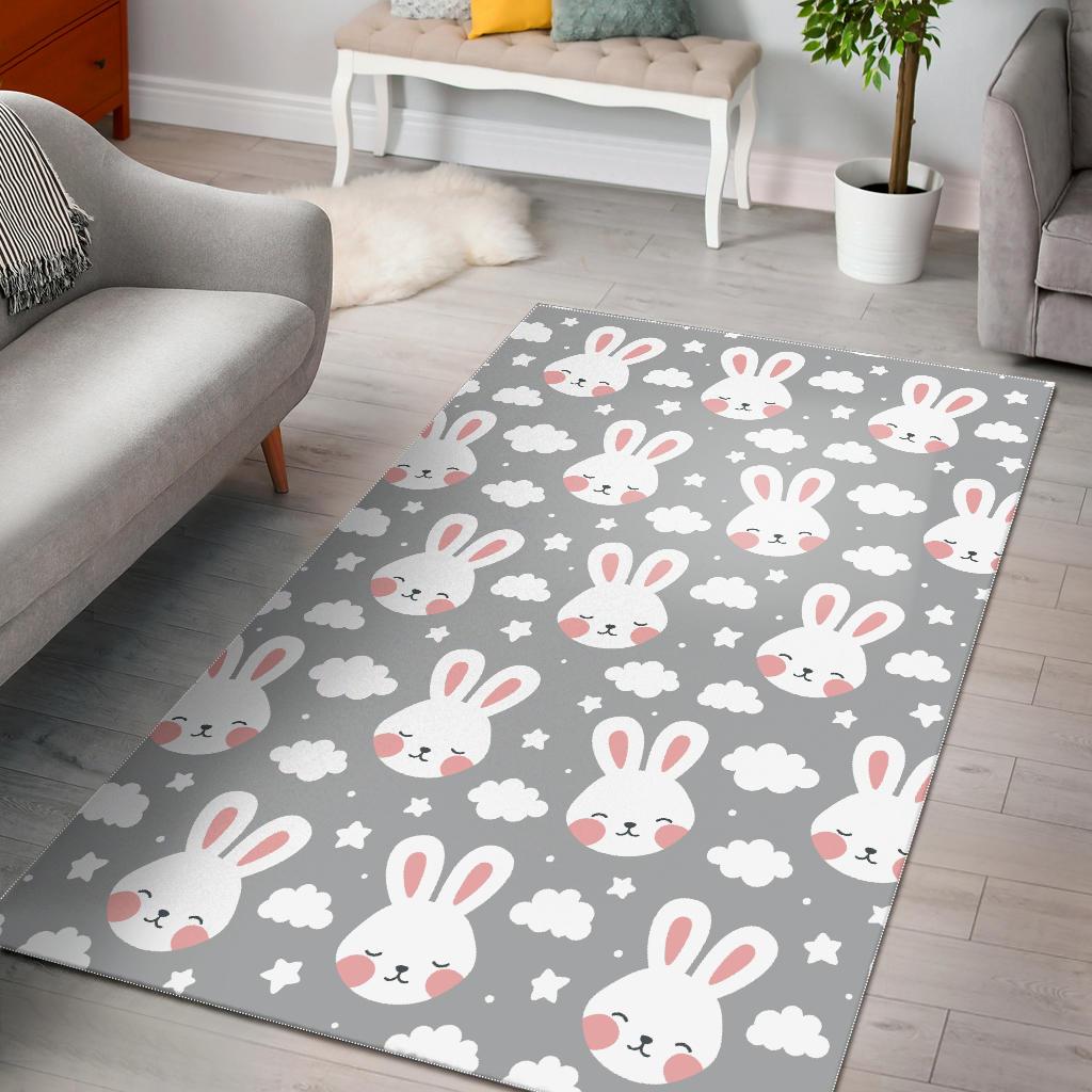 Rabbit cloud Pattern Area Rug