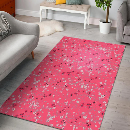 Sakura Pattern Background Area Rug