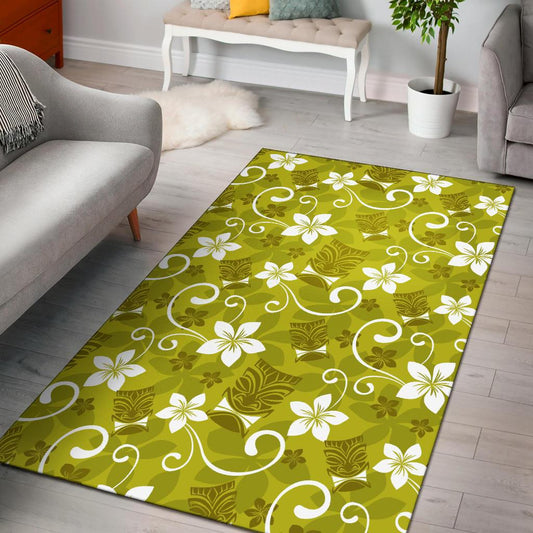 Hawaiian Themed Pattern Print Design H019 Area Rugs