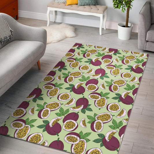 Passion fruit pattern Area Rug