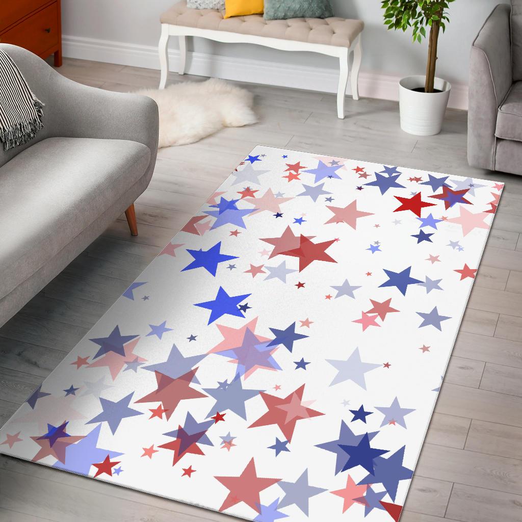 USA Star Pattern Area Rug