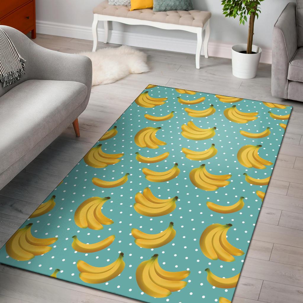 Banana Pattern Print Design BA02 Area Rugs