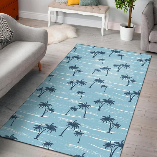 Palm Tree Pattern Print Design PT04 Area Rugs