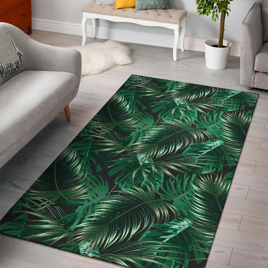 Tropical Flower Pattern Print Design TF012 Area Rugs
