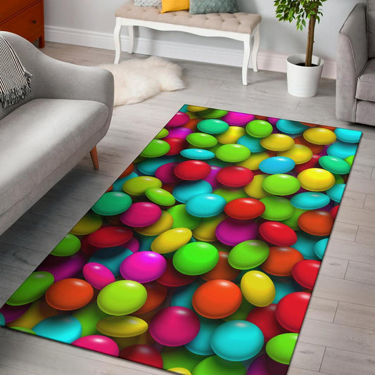 Candy Pattern Print Design CA03 Area Rugs
