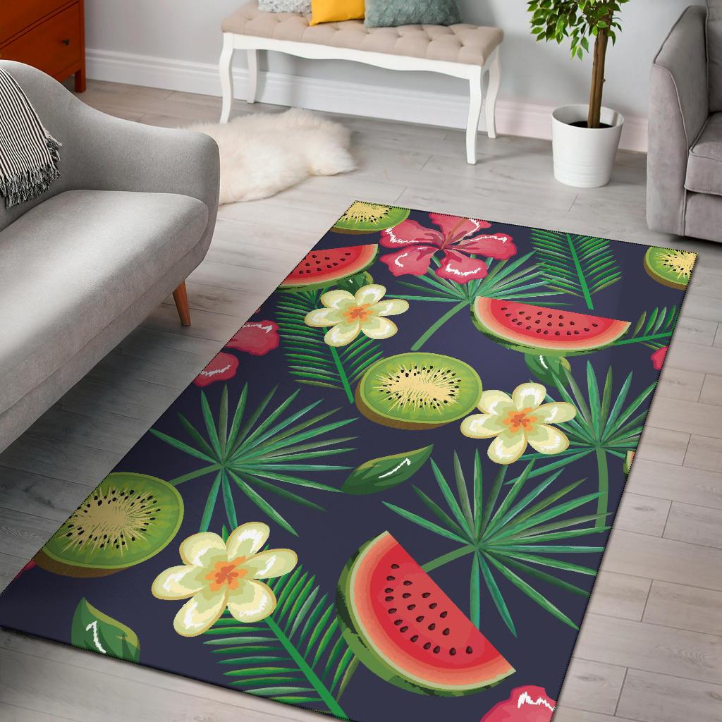 Tropical Fruits Pattern Print Design TF05 Area Rugs