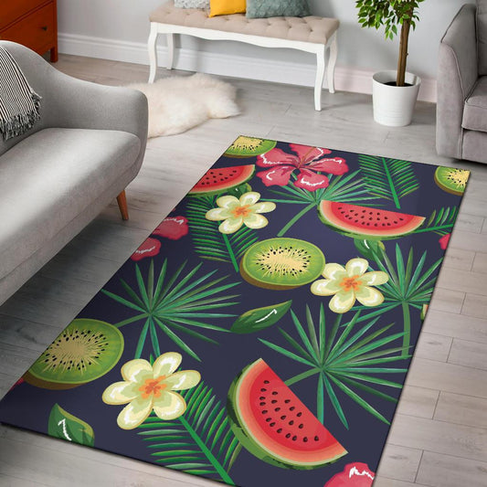 Tropical Fruits Pattern Print Design TF05 Area Rugs