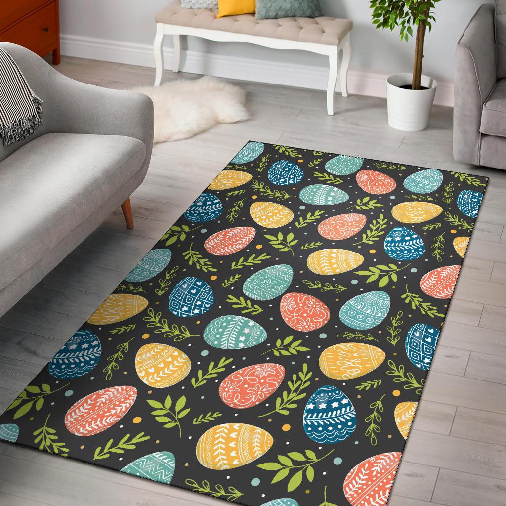 Easter Eggs Pattern Print Design RB01 Area Rugs
