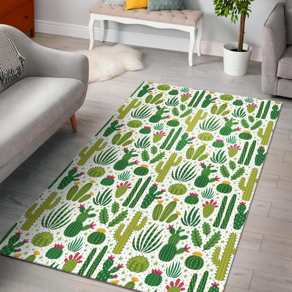 Cactus pattern  Area Rug