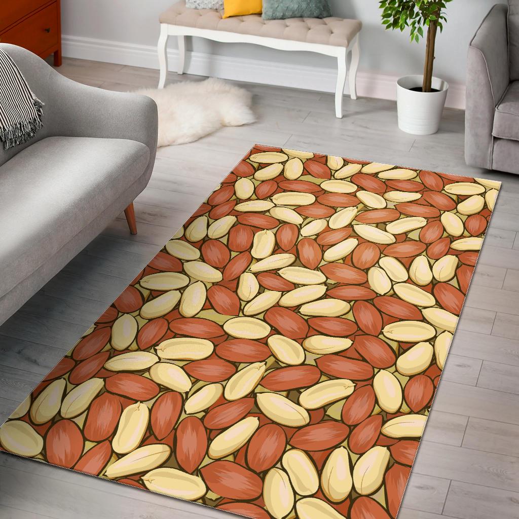 Peanut Pattern Background Area Rug