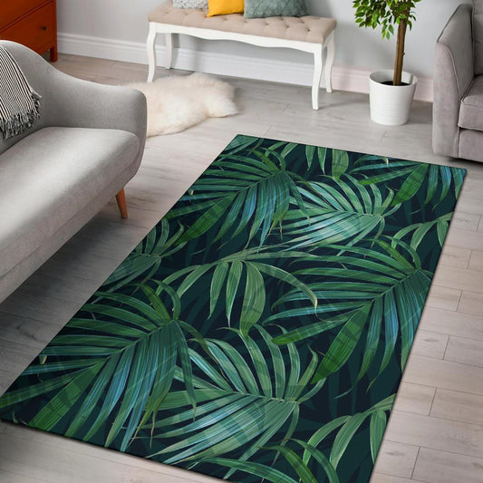 Tropical Flower Pattern Print Design TF011 Area Rugs