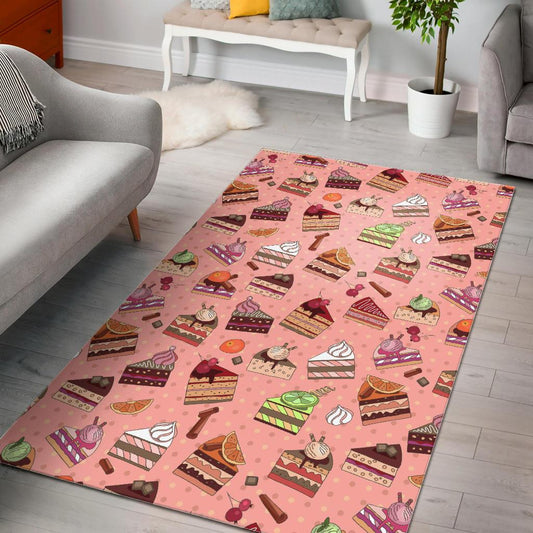 Cake Pattern Pokka dot Background Area Rug