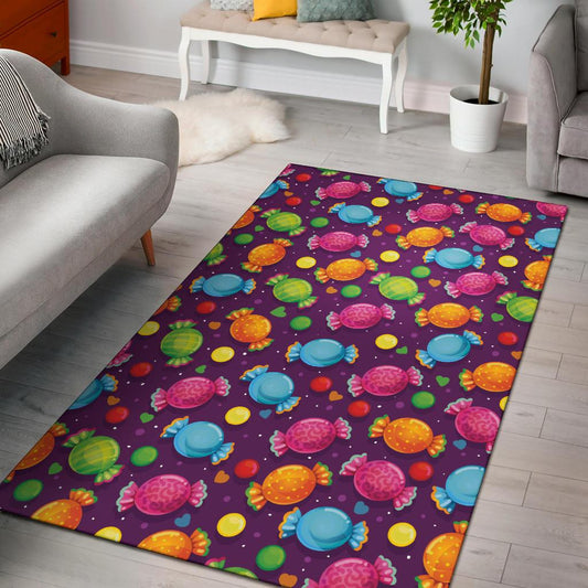 Candy Pattern Print Design CA05 Area Rugs