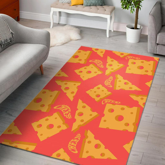 Sliced Cheese Pattern  Area Rug