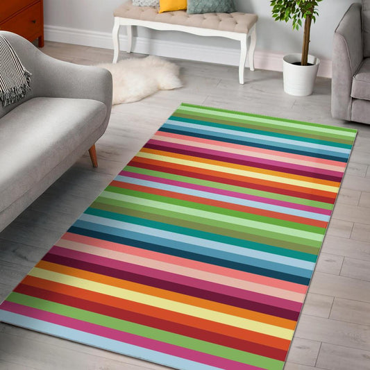 Rainbow Pattern Area Rug